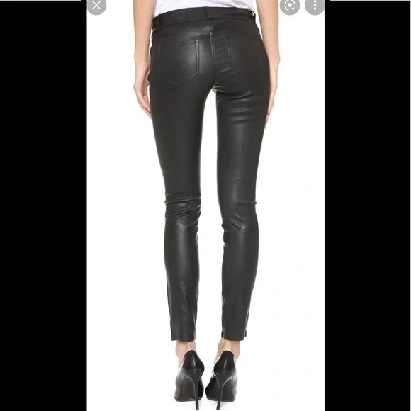 Paige Verdugo Ankle Pant - Leather - Picture 6 of 7